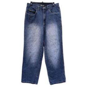 RE:VERB MENS‎ JEANS SIZE 32X32 LOOSE BLUE WIDE LEG BAGGY VINTAGE Y2K 90S